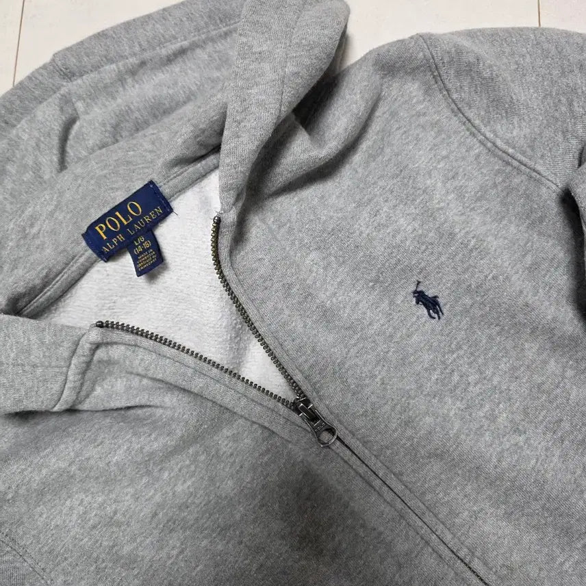 [SOLD OUT] 폴로 랄프로렌 그레이 후드집업 L/G (14-16) 여성44