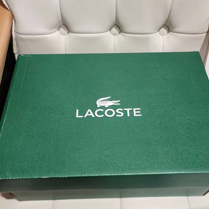 [BUNJANG] Lacoste Lancelle Navy Sneakers / [새상품] 라코스테 란셀 네이비 스니커즈 (220mm)