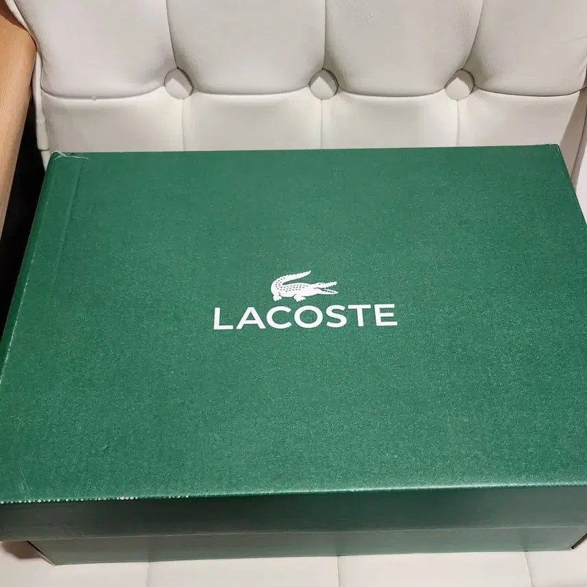 [BUNJANG] Lacoste Lancelle Navy Sneakers / [새상품] 라코스테 란셀 네이비 스니커즈 (220mm)