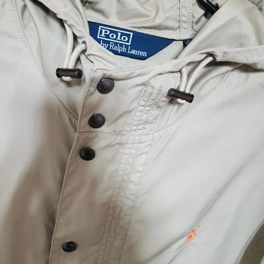 [BUNJANG] Polo Ralph Lauren 90s Cotton Hooded Jacket (L) / 폴로랄프로렌 90s 코튼 후드 자켓 (L)