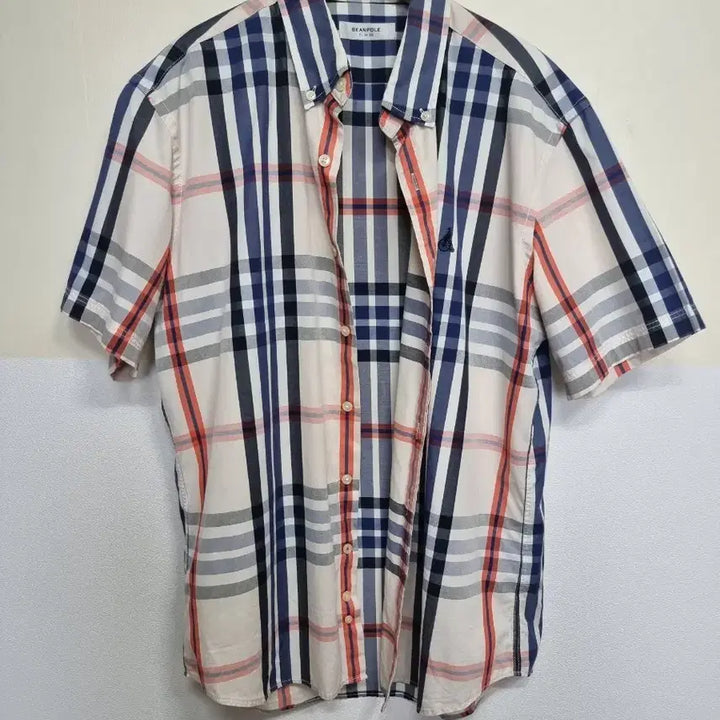 [BUNJANG] Beanpole Collar Short Sleeve Shirt Size 105 / * 빈폴 카라 반팔 셔츠 105 사이즈