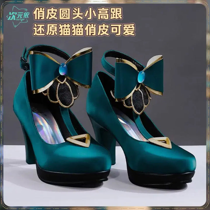 [BUNJANG] Genshin Impact Lynette Cafe Theme Cosplay Shoes / 원신 리넷 카페 테마 코스프레 신발
