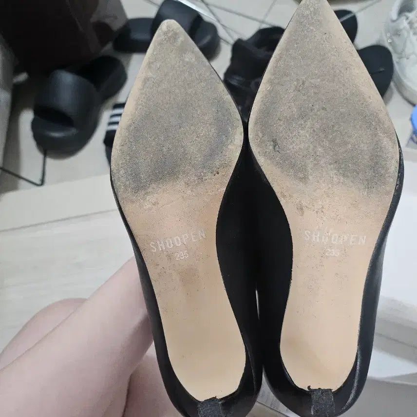 [BUNJANG] Shoopen Black Heels 235mm / 슈펜 검정 힐 235mm