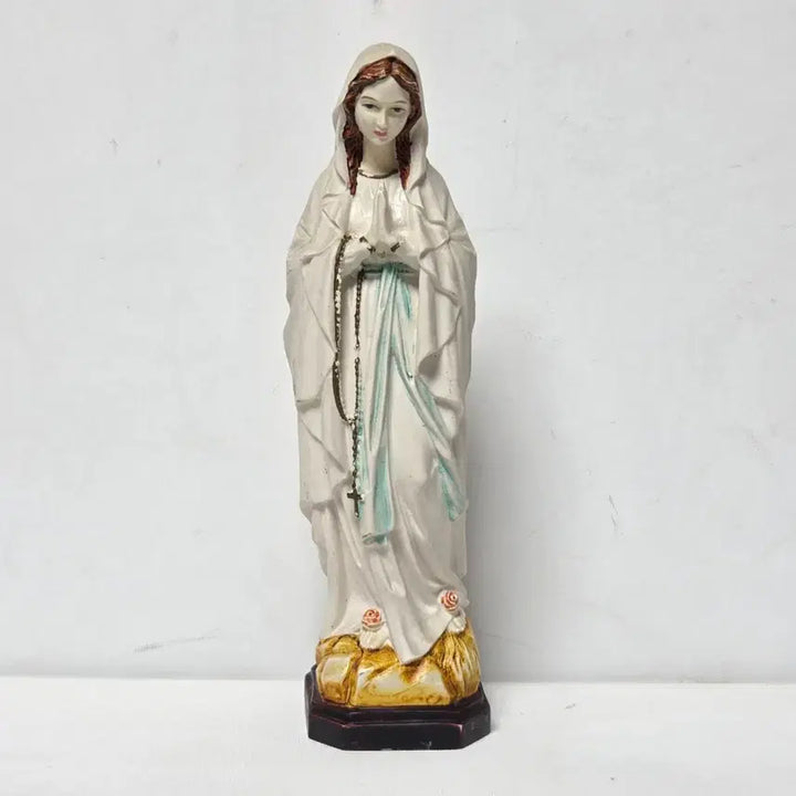[BUNJANG] Aron Art Holly Mother Mary Resin Statue / 80년대 국산 아론 아트홀리 성물 성모마리아 레진 가톨릭 성모상