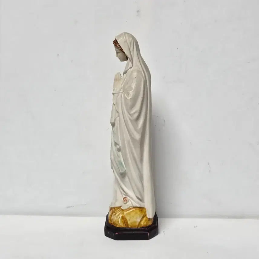 [BUNJANG] Aron Art Holly Mother Mary Resin Statue / 80년대 국산 아론 아트홀리 성물 성모마리아 레진 가톨릭 성모상