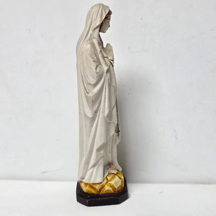 [BUNJANG] Aron Art Holly Mother Mary Resin Statue / 80년대 국산 아론 아트홀리 성물 성모마리아 레진 가톨릭 성모상