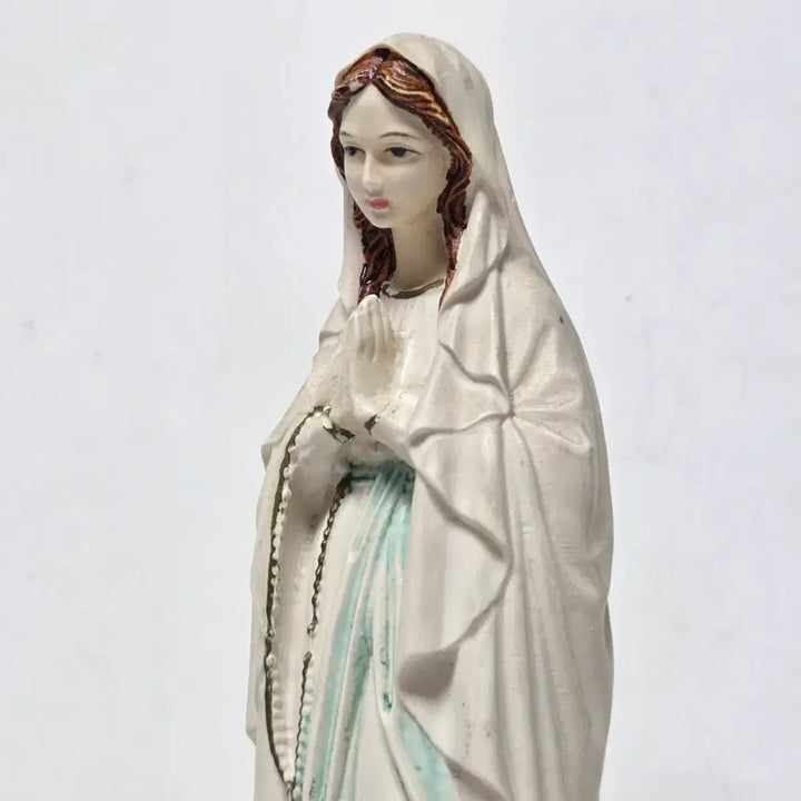 [BUNJANG] Aron Art Holly Mother Mary Resin Statue / 80년대 국산 아론 아트홀리 성물 성모마리아 레진 가톨릭 성모상