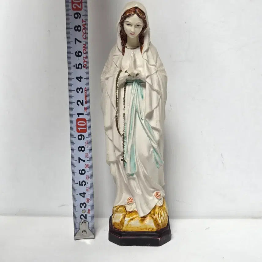 [BUNJANG] Aron Art Holly Mother Mary Resin Statue / 80년대 국산 아론 아트홀리 성물 성모마리아 레진 가톨릭 성모상