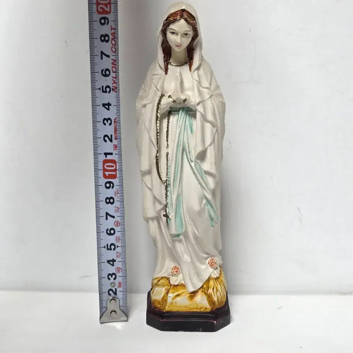 [BUNJANG] Aron Art Holly Mother Mary Resin Statue / 80년대 국산 아론 아트홀리 성물 성모마리아 레진 가톨릭 성모상