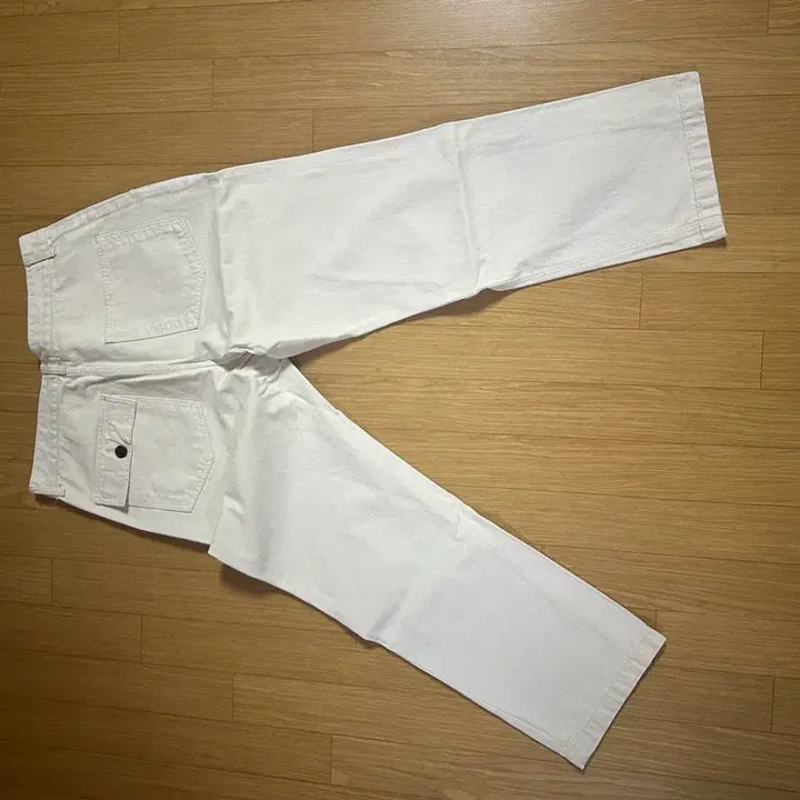 [BUNJANG] Uniform Bridge Semi-Wide Khaki &amp; White Cotton Pants Bundle / (유니폼브릿지-세미와이드) 카키색 면바지 팬츠+ 흰색 면바지 팬츠