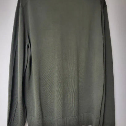 [BUNJANG] Theory Regal Wool Sweater Dark Olive (L) / 띠어리 리가울 스웨터 다크올리브 (L)