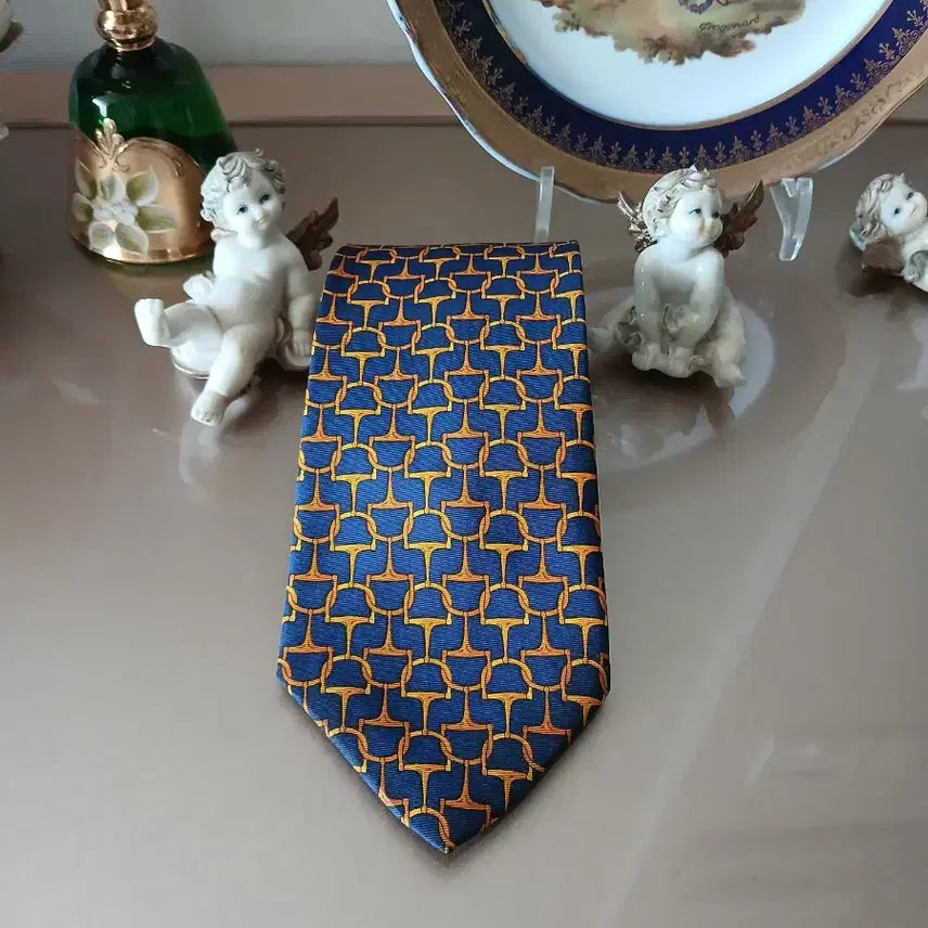 [BUNJANG] Lancel Silk Necktie / 랑셀 실크 넥타이/프랑스수입