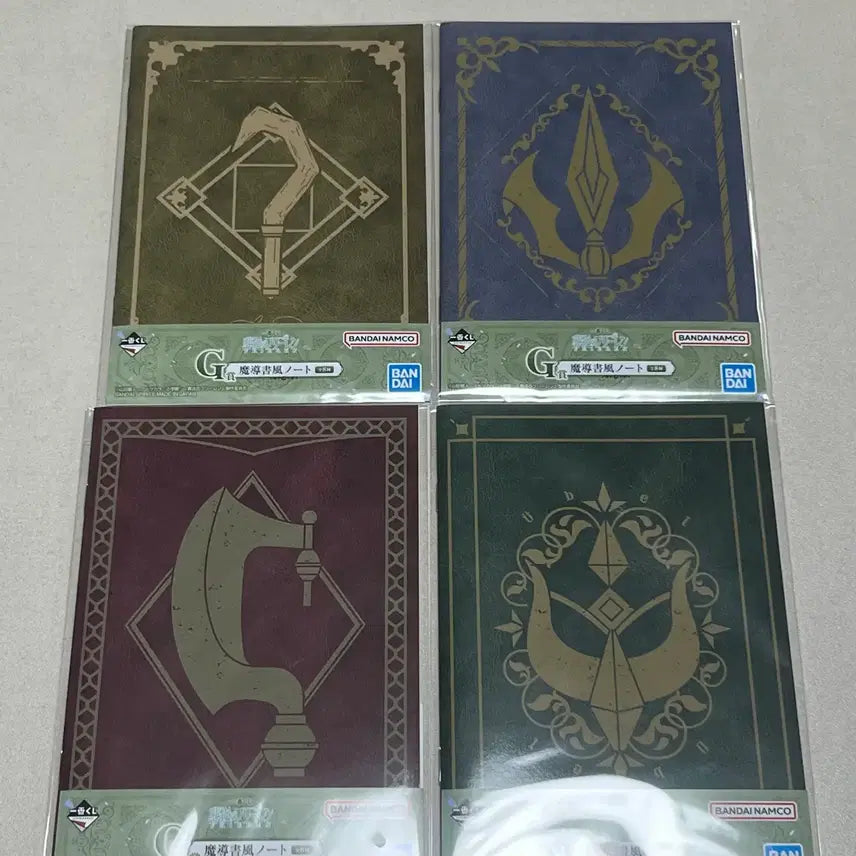 [SOLD OUT] 장송의 프리렌 이치방쿠지 G상 마도서풍 노트 4종 일괄