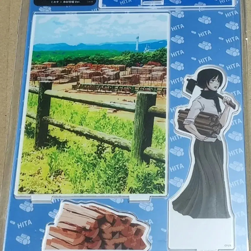 [SOLD OUT] 진격거 진격의 거인 미카사 히타 원화 아크릴 스탠드 디오라마