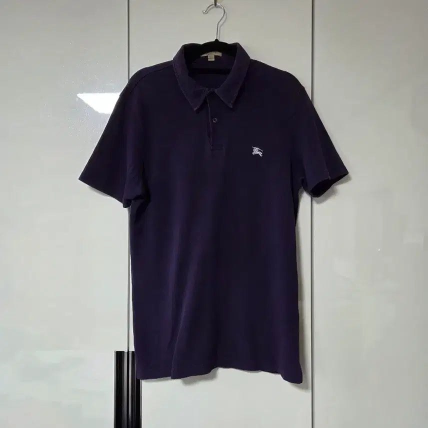 [SOLD OUT] 남성 버버리 퍼플 카라 티