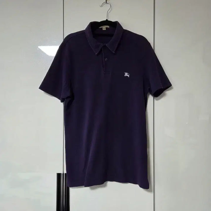 [SOLD OUT] 남성 버버리 퍼플 카라 티