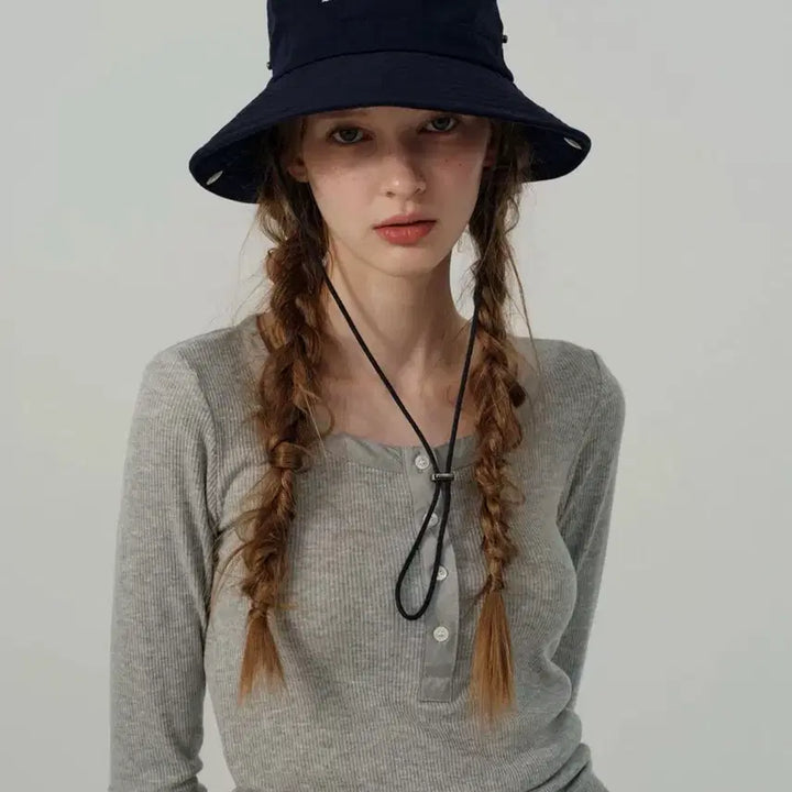 [BUNJANG] The Barnet Safari Hat Navy / 더바넷 사파리햇 네이비