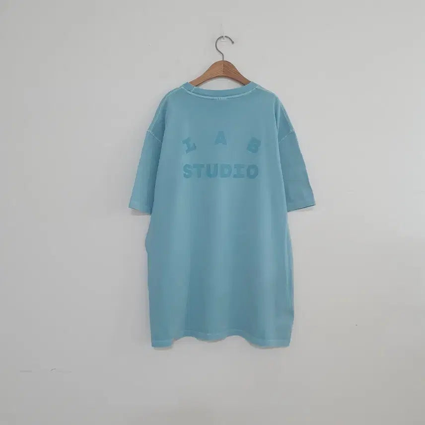 [BUNJANG] IAPP STUDIO Pigment T-shirt Pastel Blue XL / No.26051012 아이앱스튜디오 피그먼트 반팔 티셔츠 파스텔블루