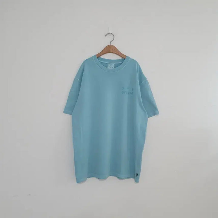 [BUNJANG] IAPP STUDIO Pigment T-shirt Pastel Blue XL / No.26051012 아이앱스튜디오 피그먼트 반팔 티셔츠 파스텔블루