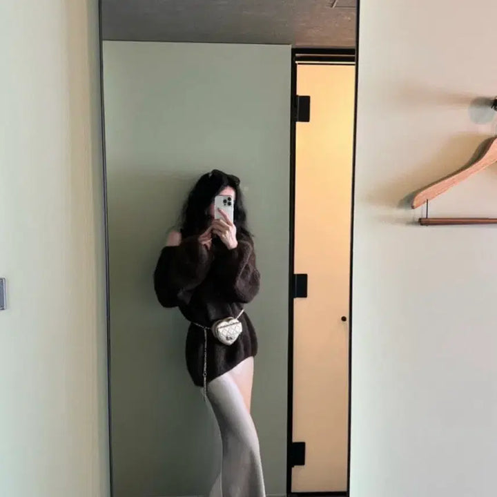 [BUNJANG] ENNEWEL Silky Mermaid Long Skirt / 엔뉴엘 우아 실키 머메이드 롱스커트