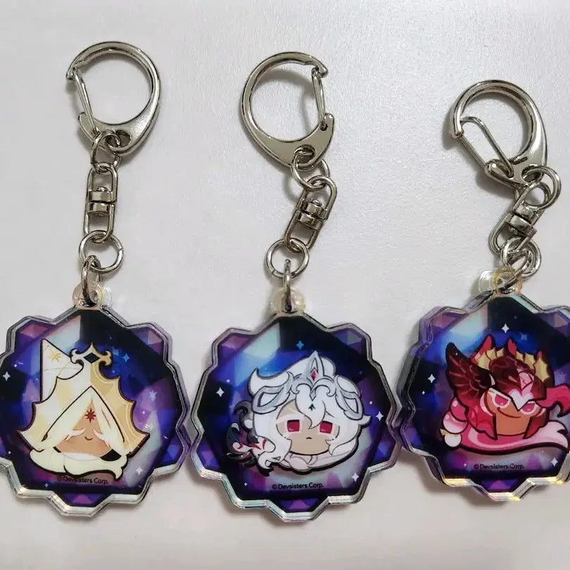 [BUNJANG] Cookie Run Soul Stone Keyring [Ancient Set] / (새상품) 쿠키런 영혼석 키링 [에이션트 세트]