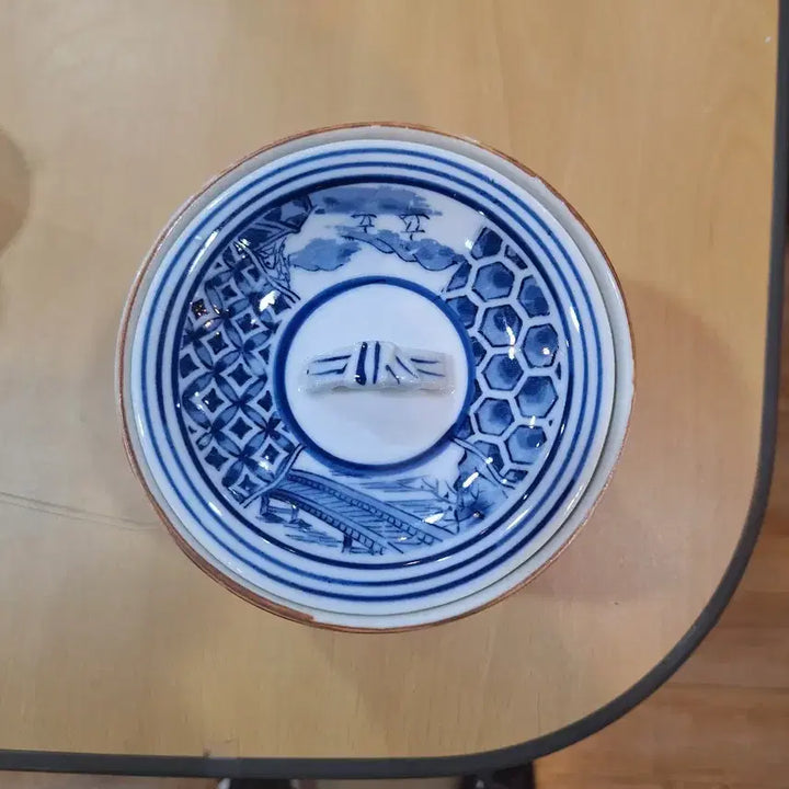 [BUNJANG] Blue and White Porcelain Tea Caddy / 청화백자 차호