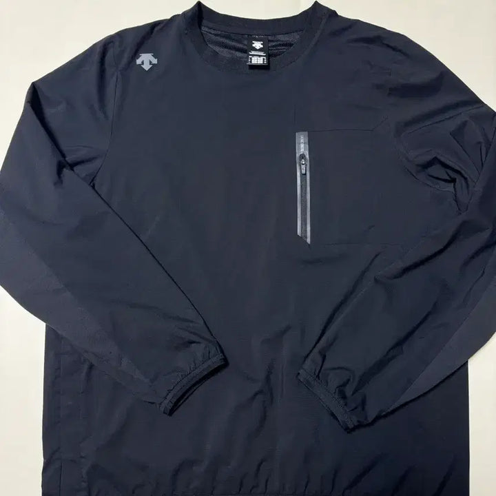 [BUNJANG] Descente Pocket Woven Windbreaker Sweatshirt (100) / (상태SS,판매14) 데상트 포켓 우븐 바람막이 맨투맨 100