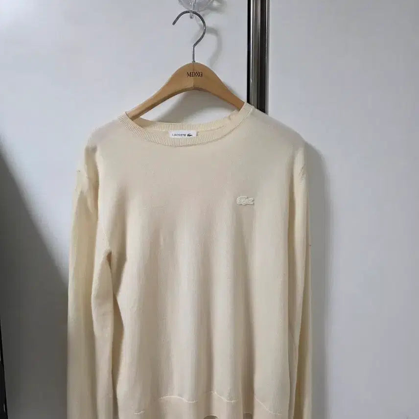 [SOLD OUT] 라코스테 아이보리 울 니트 긴팔