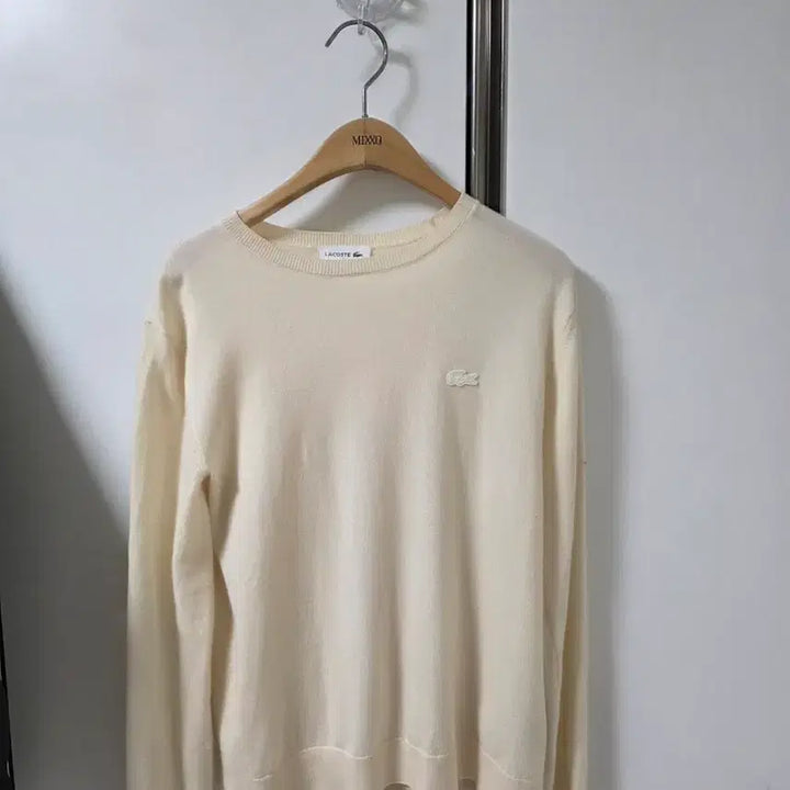 [SOLD OUT] 라코스테 아이보리 울 니트 긴팔