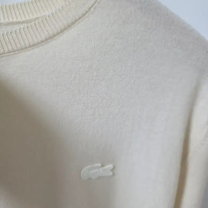 [SOLD OUT] 라코스테 아이보리 울 니트 긴팔