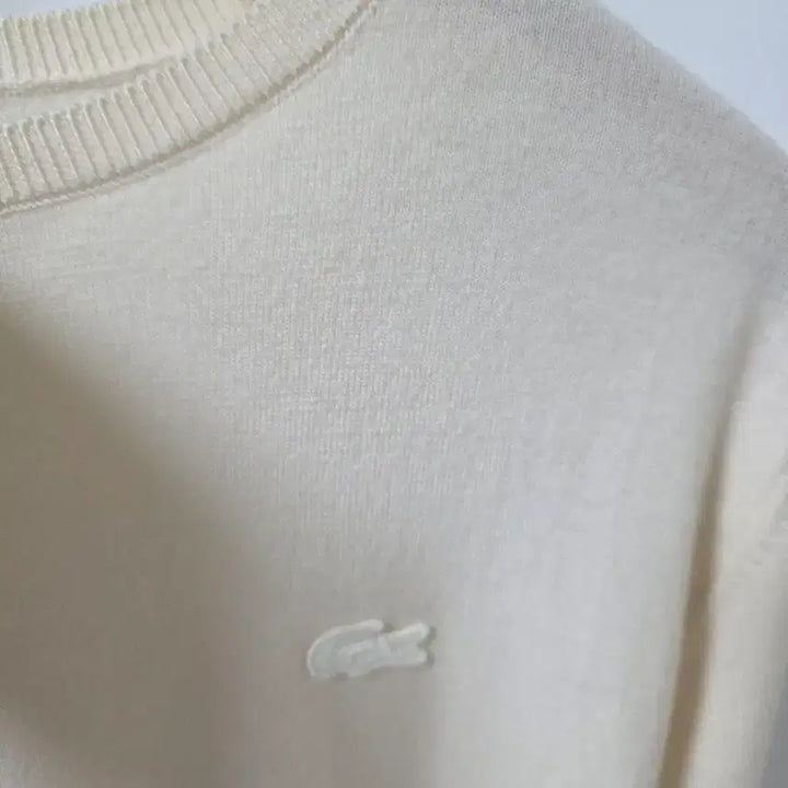 [SOLD OUT] 라코스테 아이보리 울 니트 긴팔