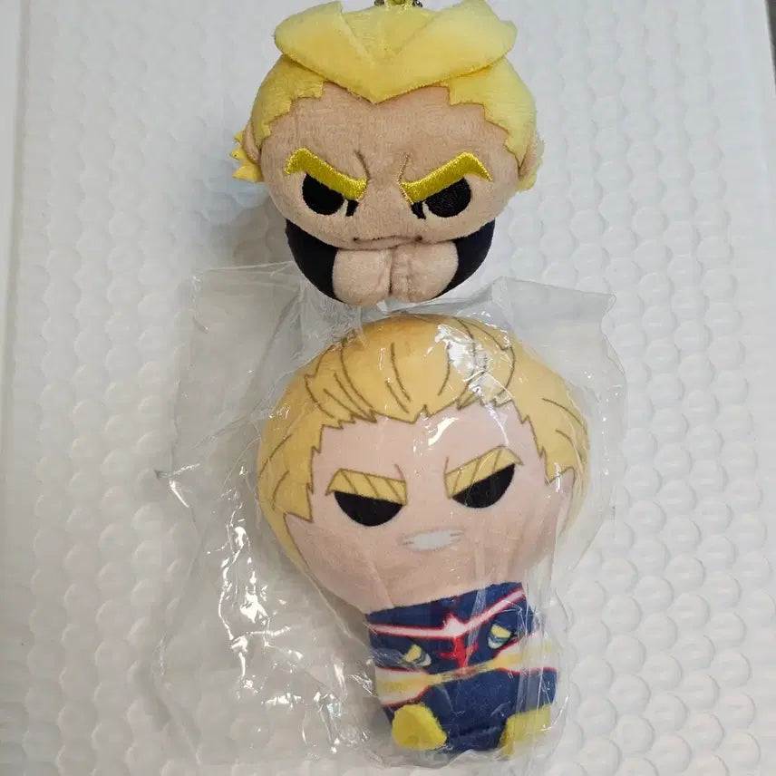 [BUNJANG] My Hero Academia All Might Goods Set Plush Acrylic Badge / 올마이트 굿즈 세트 곰인형 무뉴구루미 누이 아크릴 캔뱃지 나히아 히로아카