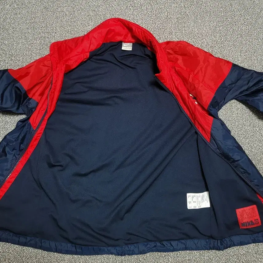 [BUNJANG] Nike Windbreaker Jacket M Red/Navy / 나이키 바람막이 자켓 M 레드/네이비
