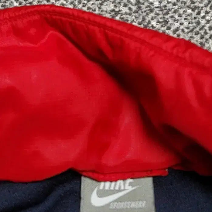 [BUNJANG] Nike Windbreaker Jacket M Red/Navy / 나이키 바람막이 자켓 M 레드/네이비