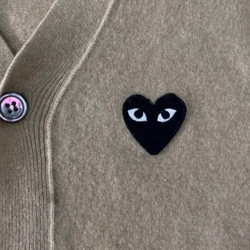 [BUNJANG] Comme des Garcons Beige Wool Cardigan / W 꼼데가르송 베이지 울 가디건