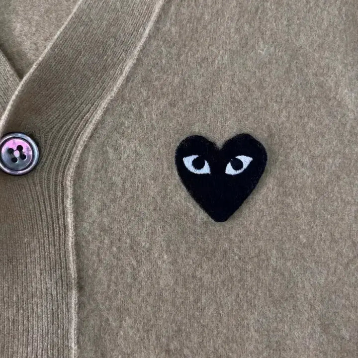 [BUNJANG] Comme des Garcons Beige Wool Cardigan / W 꼼데가르송 베이지 울 가디건