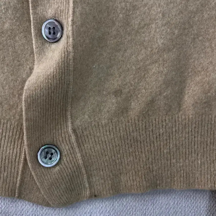 [BUNJANG] Comme des Garcons Beige Wool Cardigan / W 꼼데가르송 베이지 울 가디건