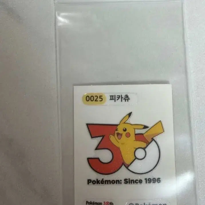 [SOLD OUT] 포켓몬 30주년 피카츄