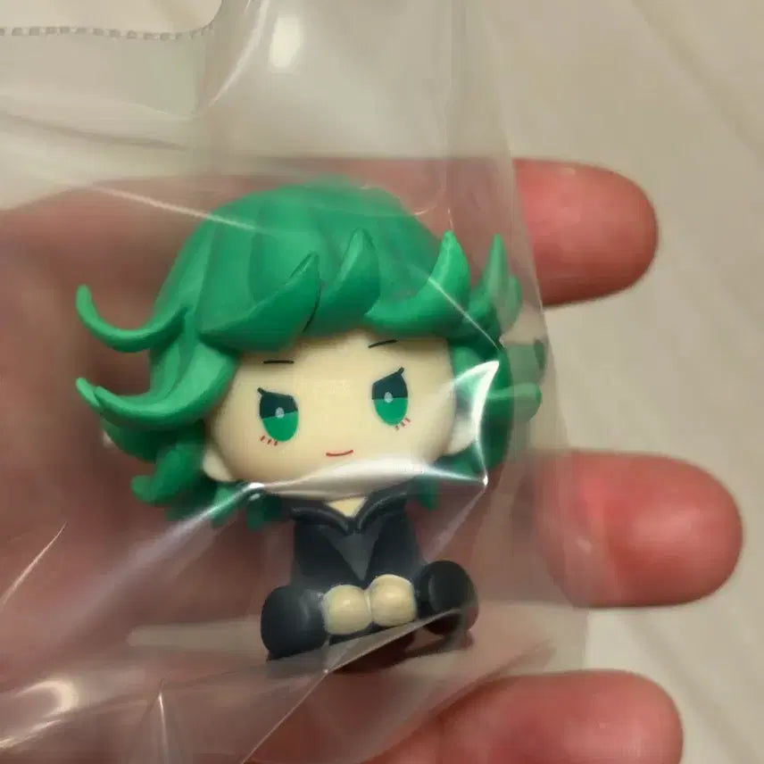[BUNJANG] One Punch Man Fetat 가챠 Green Hair Figure / 원펀맨 페탓토 가챠 타츠마키