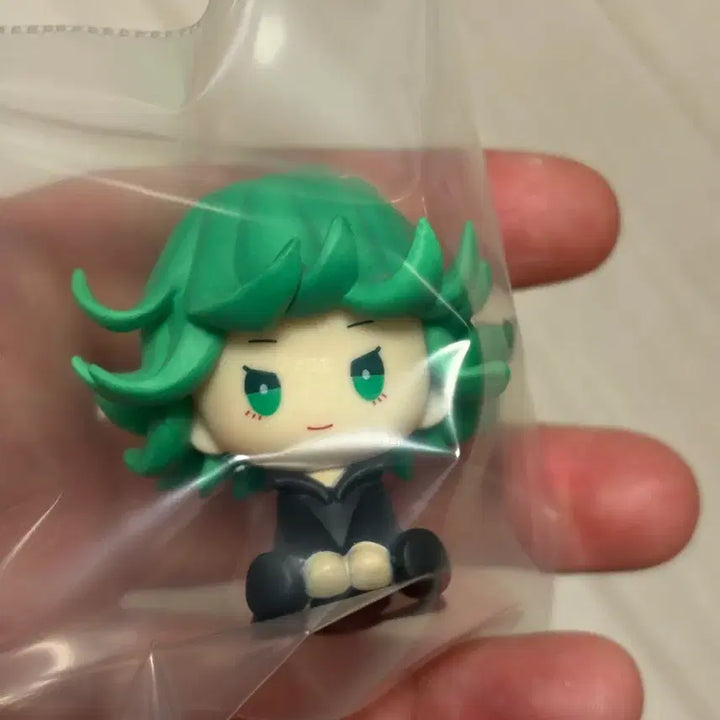 [BUNJANG] One Punch Man Fetat 가챠 Green Hair Figure / 원펀맨 페탓토 가챠 타츠마키