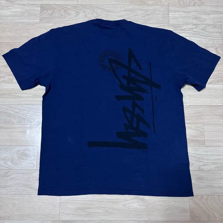 [BUNJANG] Stussy Buana Stock T-Shirt Navy XL / [XL] 스투시 부아나 스탁 티셔츠 네이비