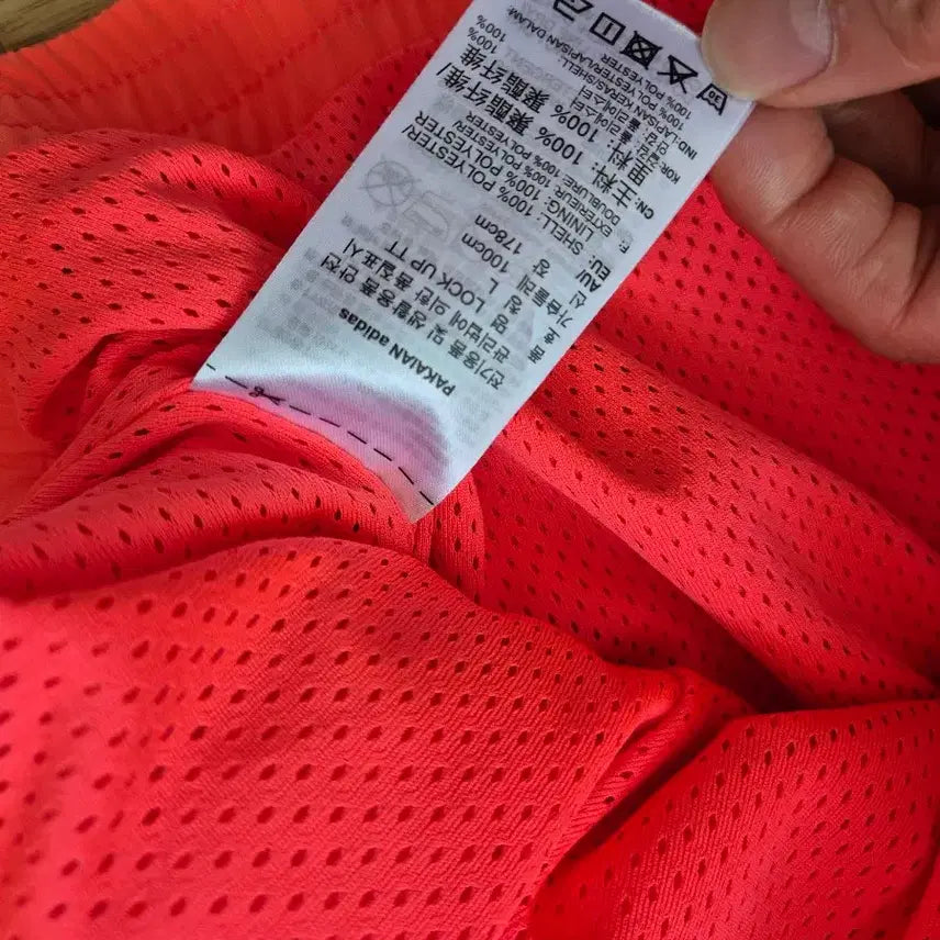 [BUNJANG] Adidas Neon Pink Lock-Up Track Top Windbreaker / 아디다스 네온핑크 락업 트랙탑 바람막이