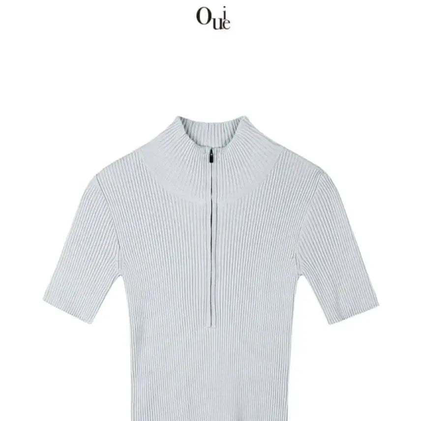 [BUNJANG] OU893 Ribbed Half Zip-up Knit Top / 56000원 택채새제품,품절템) 우이 OU893 골지 하프 집업 니트 (