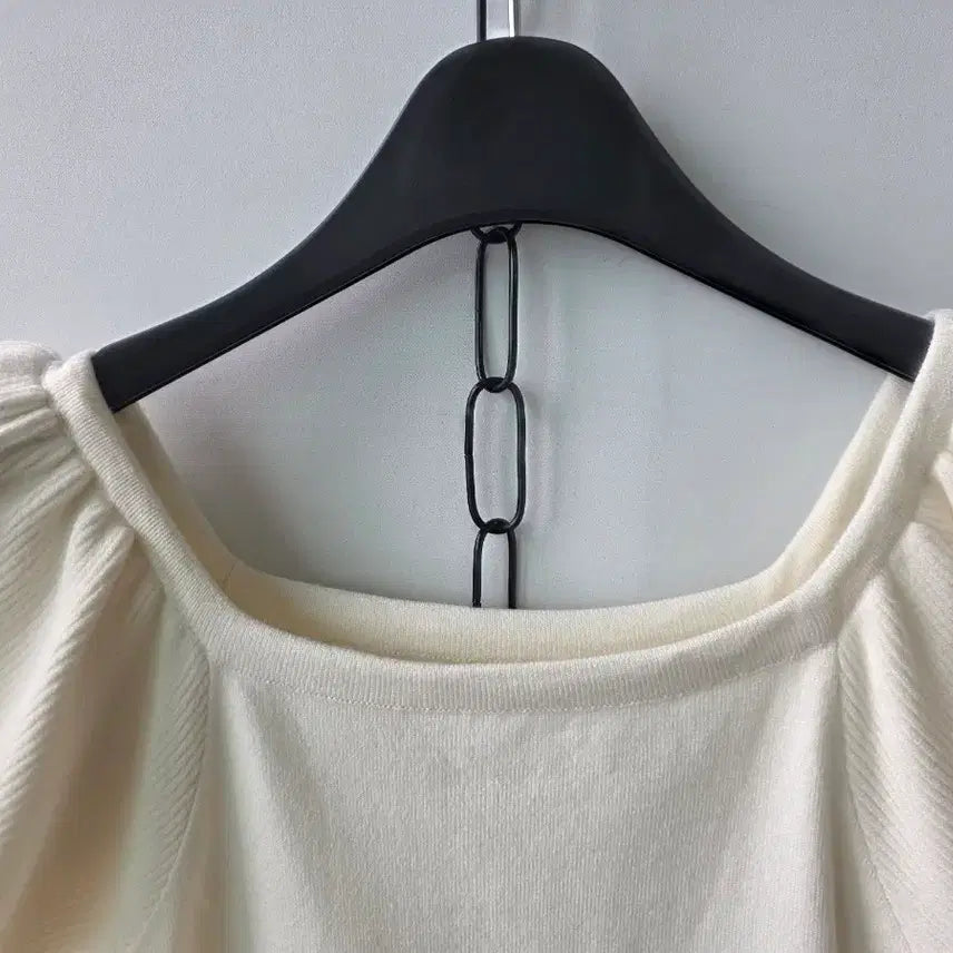 [BUNJANG] Ivory Frill Knit - New / 44-55)아이보리 프릴니트/새제품