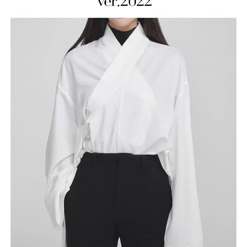 [BUNJANG] Chunghyun Oversized Jangjeogori 2022 White Top / 청현 오버핏 장저고리 ver.2022 화이트 새옷