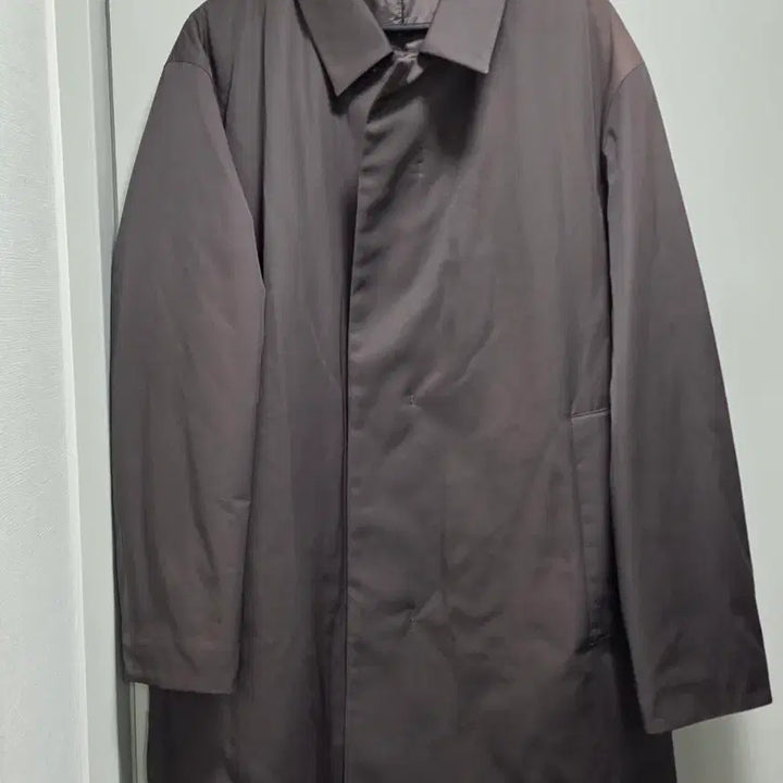[BUNJANG] Uniqlo Pufftech Half Coat Dark Brown L / (단순 택제거) 유니클로 퍼프테크 하프코트 다크브라운 L