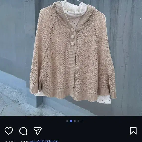 [BUNJANG] Vintage Mori Girl Style Cape and Polka Dot Turtleneck Set / 빈티지 여름 가능 케이프 + 도트 폴라 세트 모리 모리걸