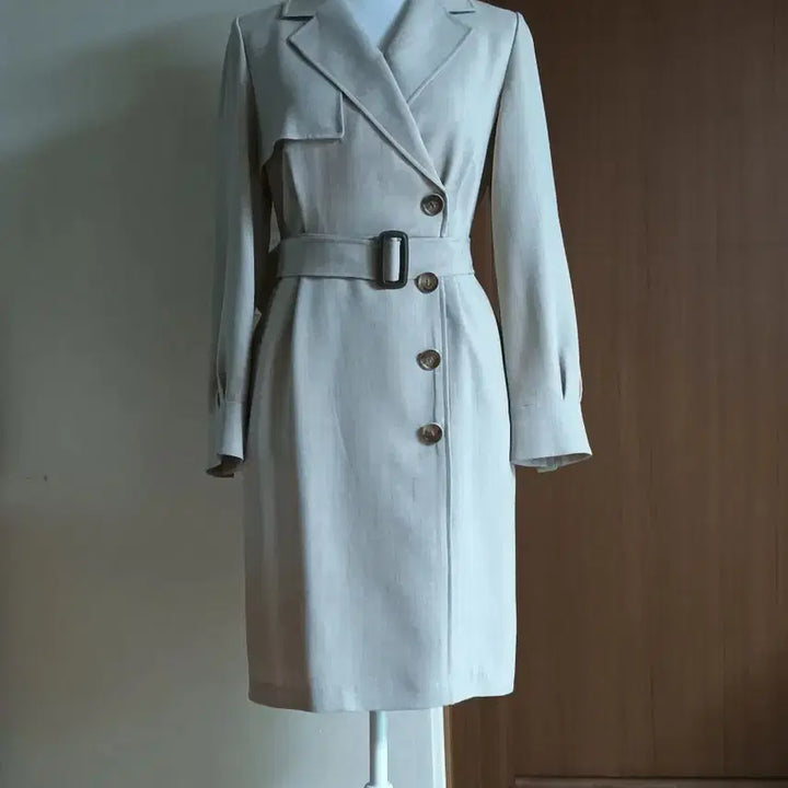 [SOLD OUT] 새상품)LINE 트렌치형 원피스 55