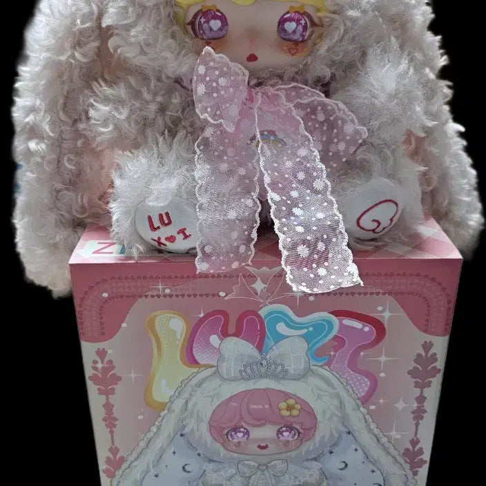 [BUNJANG] Babythree Lucky Bunny Rabbit Adventure 400% Doll Pink / 베이비쓰리 럭시 버니 래빗 어드벤처 400% 인형 핑크 투눈