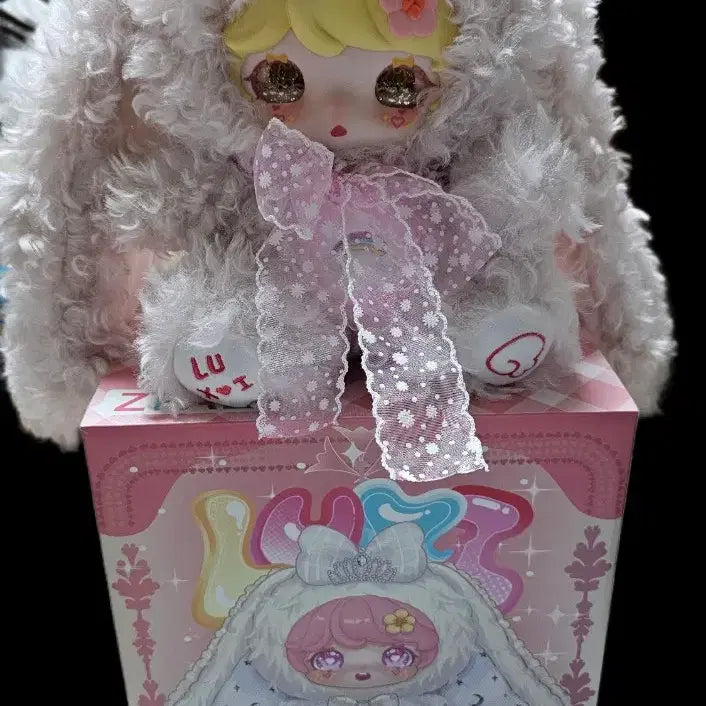 [BUNJANG] Babythree Lucky Bunny Rabbit Adventure 400% Doll Pink / 베이비쓰리 럭시 버니 래빗 어드벤처 400% 인형 핑크 투눈